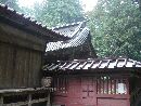 那須神社本殿と透塀