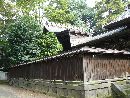 須賀神社本殿と幣殿と透塀