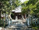 人丸神社石造神橋とシンプルな玉垣