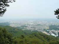 太平山神社（栃木市）境内から見た眺望